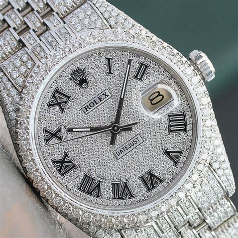 rolex diamond watch m|Rolex full diamond watch price.